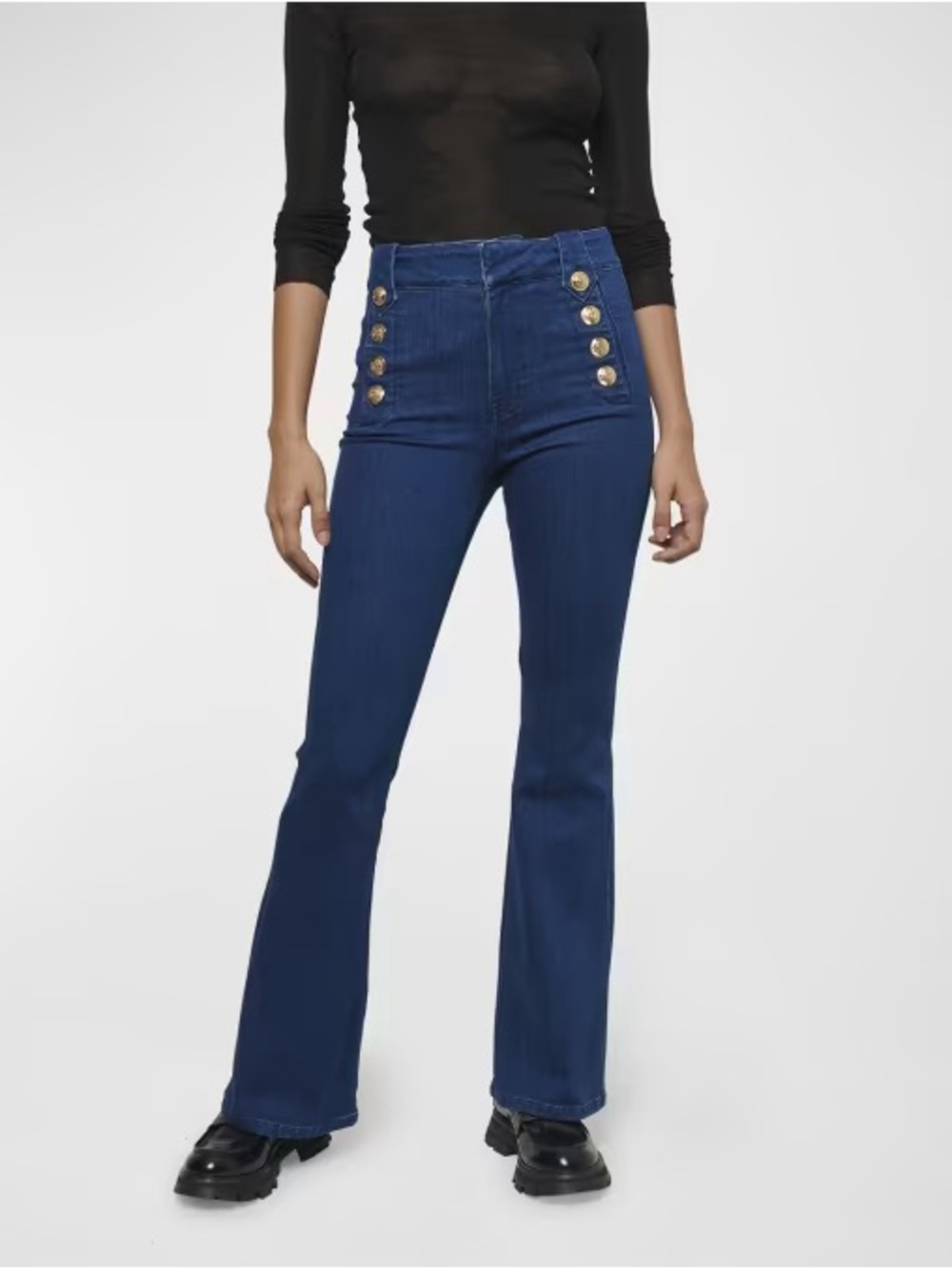 Derek Lam 10 Crosby Lexington Jeans Size 31 High Rise Sailor Flare NWT $295